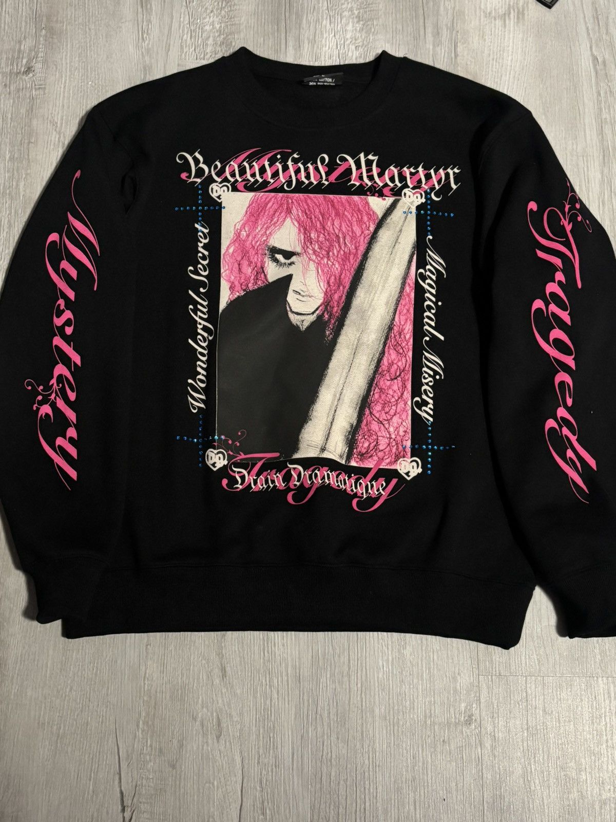 Drain Gang Bladee Beautiful Martyr Tour crewneck Size US L / EU 52-54 / 3 - 1 Thumbnail