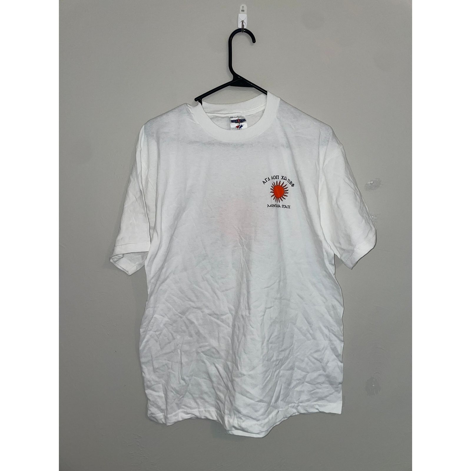 Jerzees 2000s Montana State Go Greek Find The Best College Shirt M Size US M / EU 48-50 / 2 - 2 Thumbnail