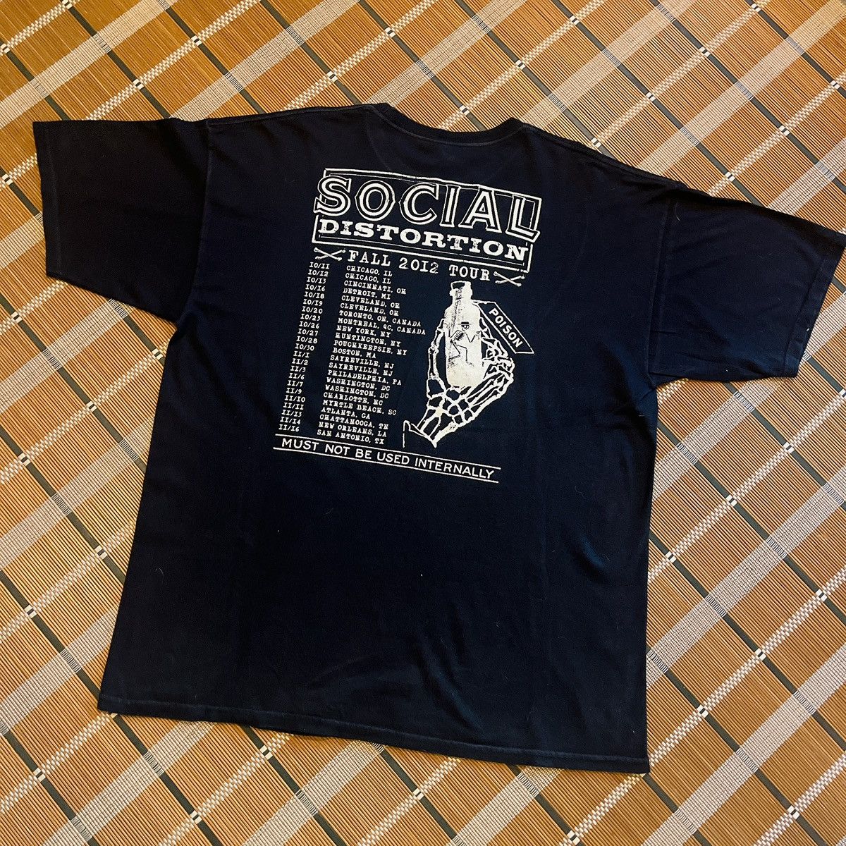 Band Tees × Vintage Social Distortion Fall 2012 Tour Size US XL / EU 56 / 4 - 5 Thumbnail