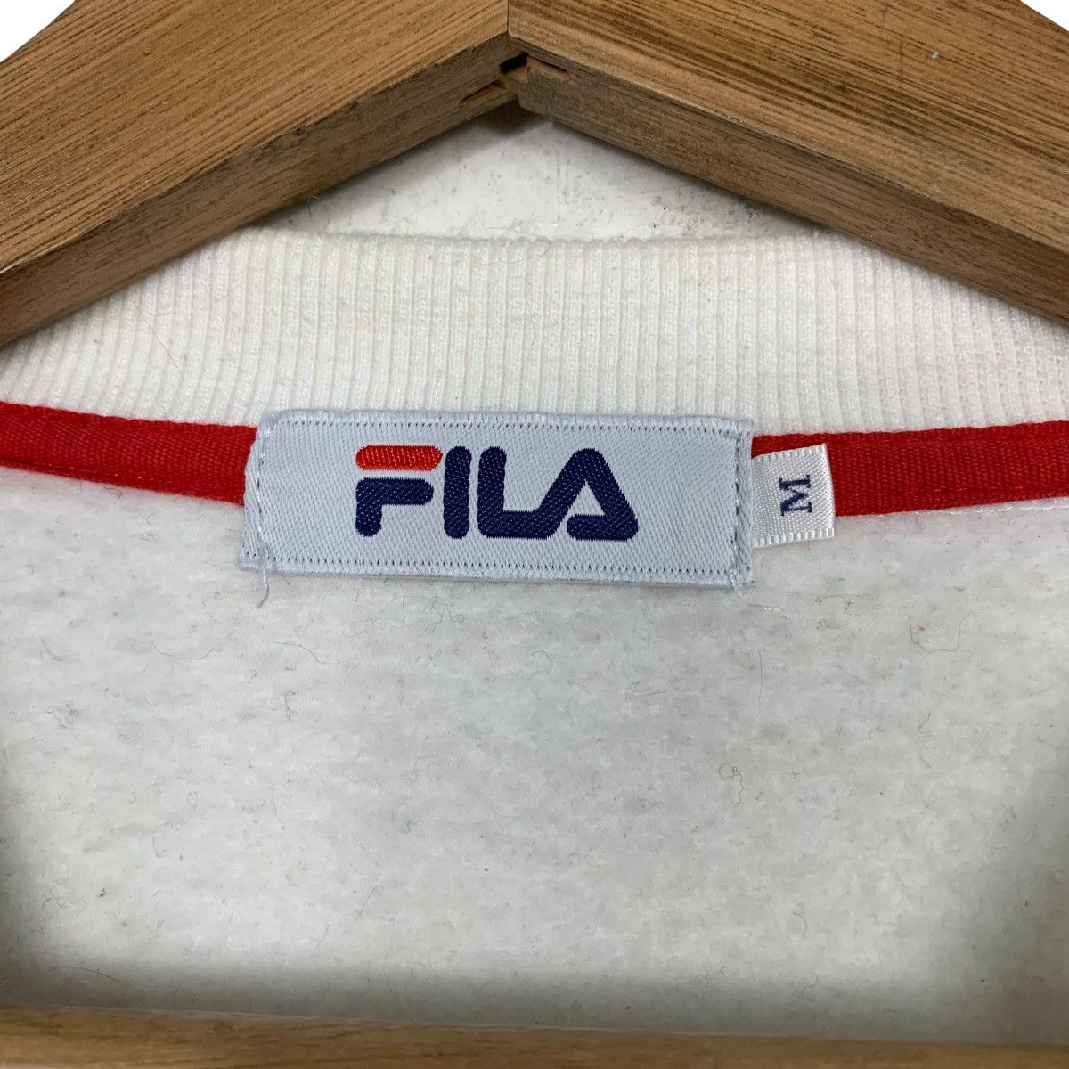 Fila FILA Big Logo Sidetape Crewneck Sweatshirt #2520-C114 Size US M / EU 48-50 / 2 - 10 Thumbnail