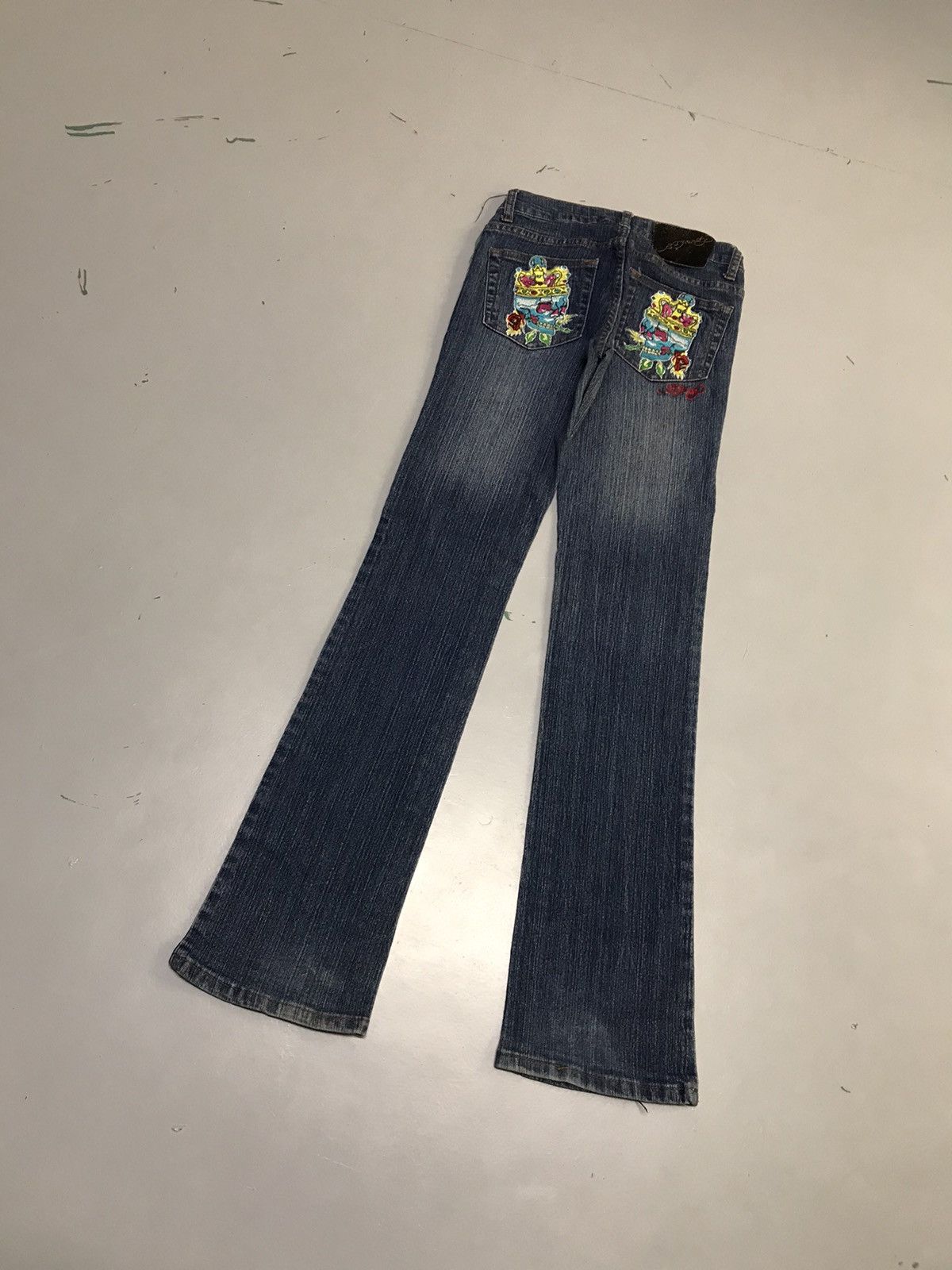 Ed Hardy Vintage Ed hardy embroidered denim Size 28" / US 6 / IT 42 - 10 Thumbnail