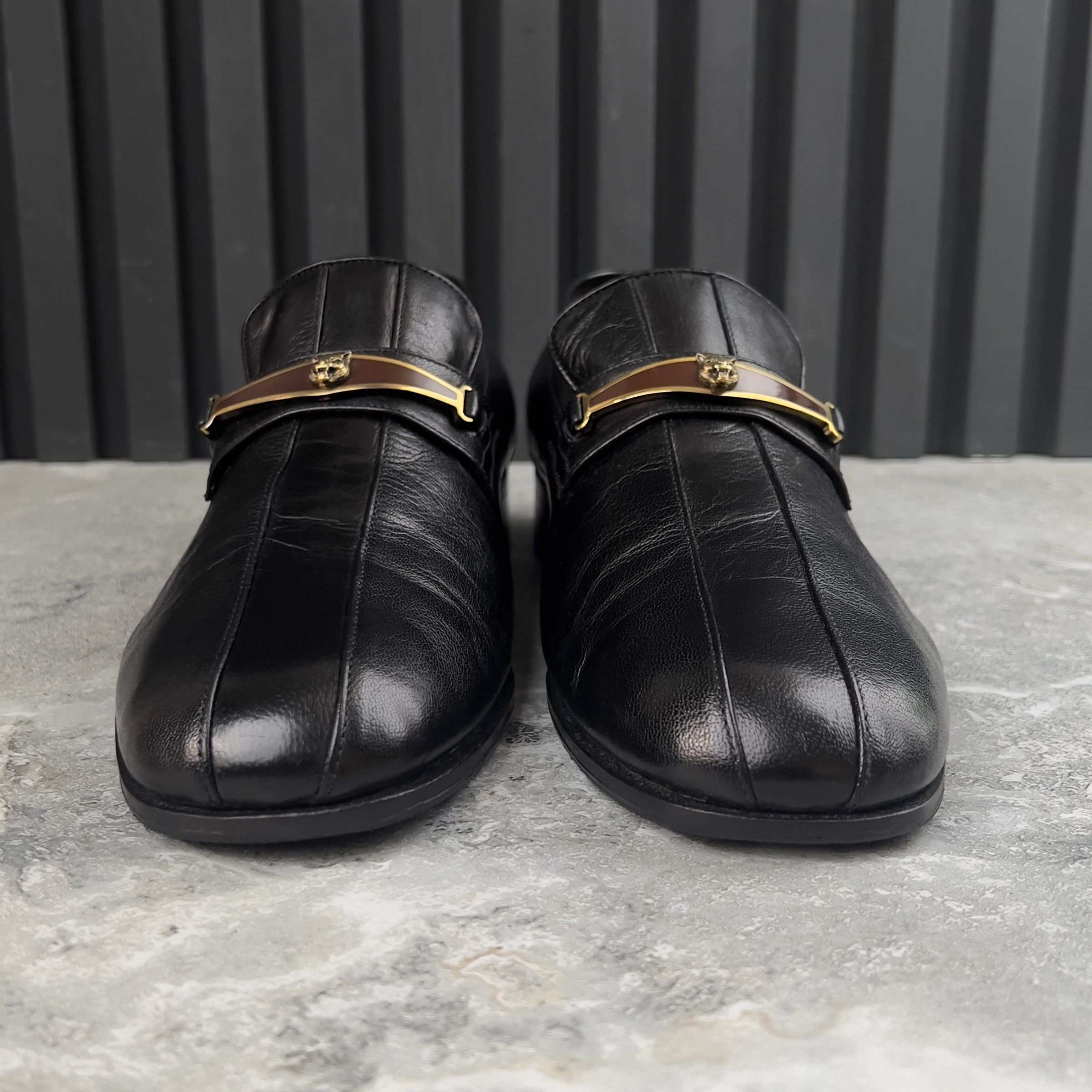 Gucci Tiger Embellished Loafers Leather Size US 7.5 / EU 40-41 - 4 Thumbnail