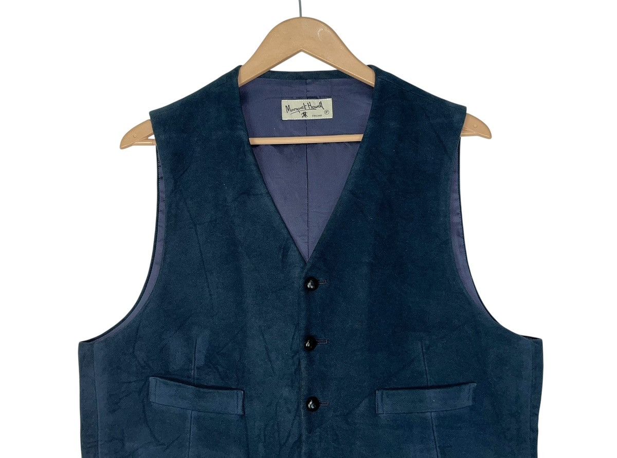 Japanese Brand × Margaret Howell Margarett Howell England Navy Blue Button Vest Size US L / EU 52-54 / 3 - 3 Thumbnail