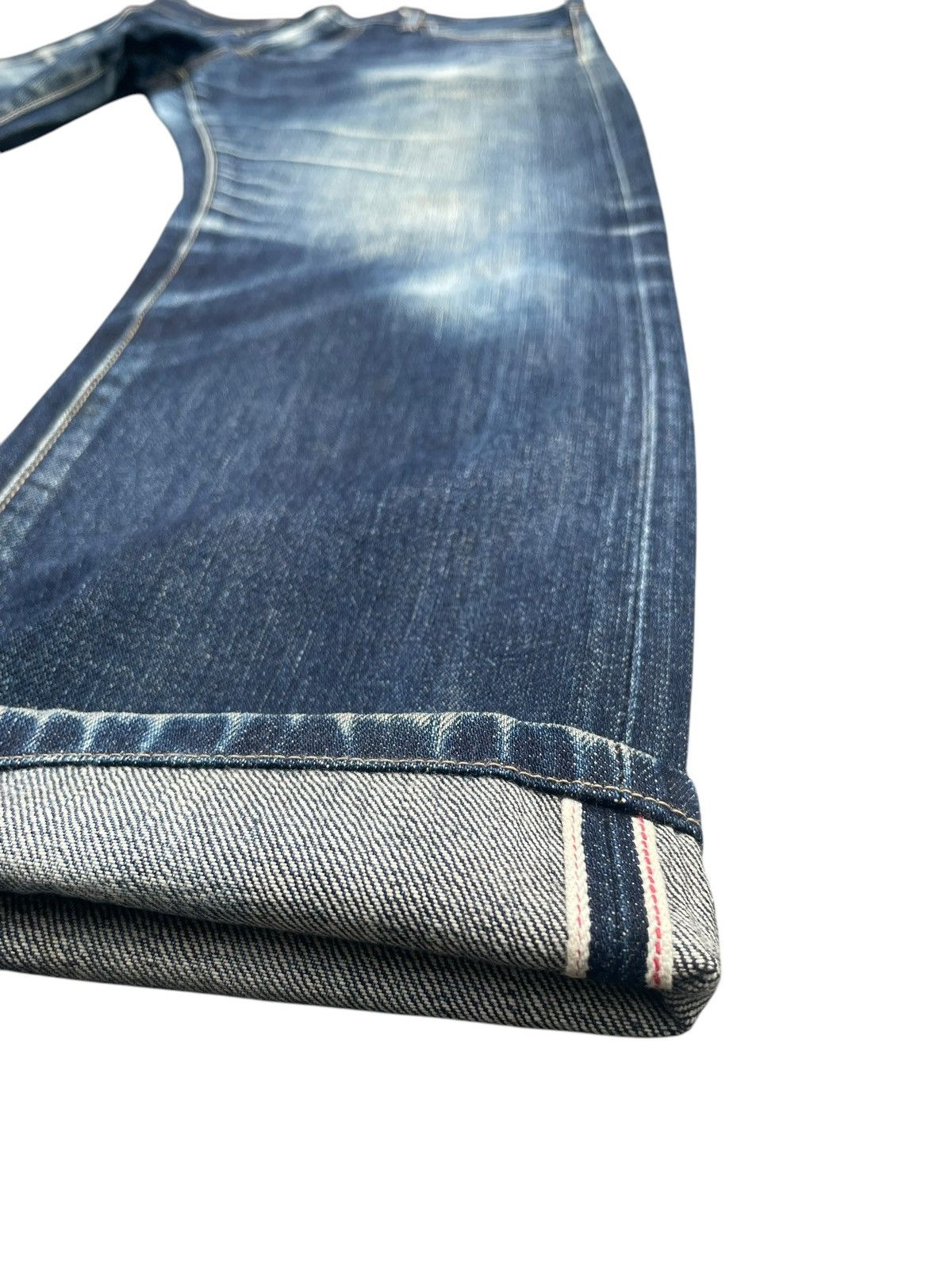 Japanese Brand × Uniqlo Uniqlo Selvedge Distresed Jeans Size US 34 / EU 50 - 3 Thumbnail