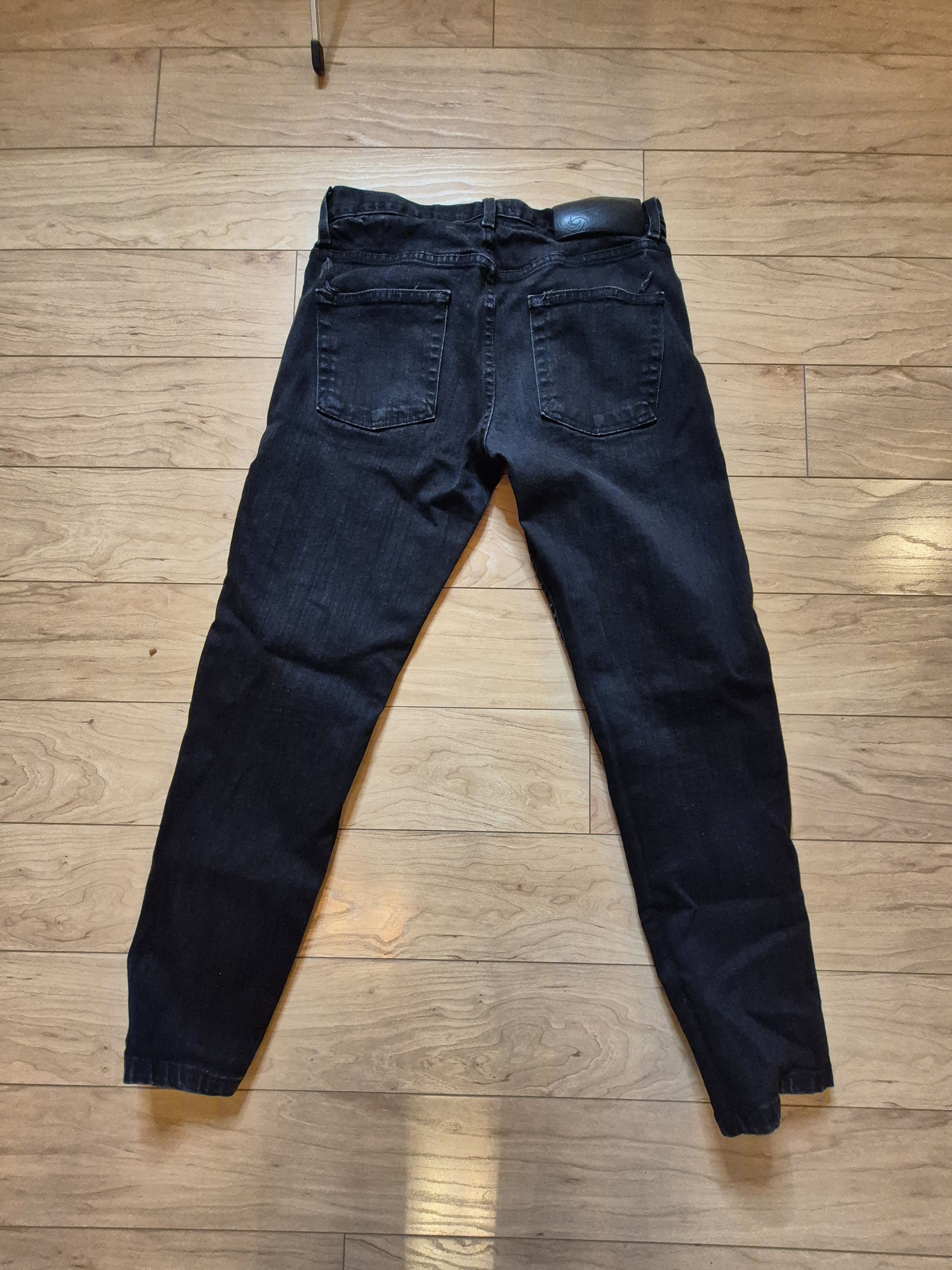 Naked & Famous Easy Guy Black Power Stretch Size US 31 - 5 Thumbnail