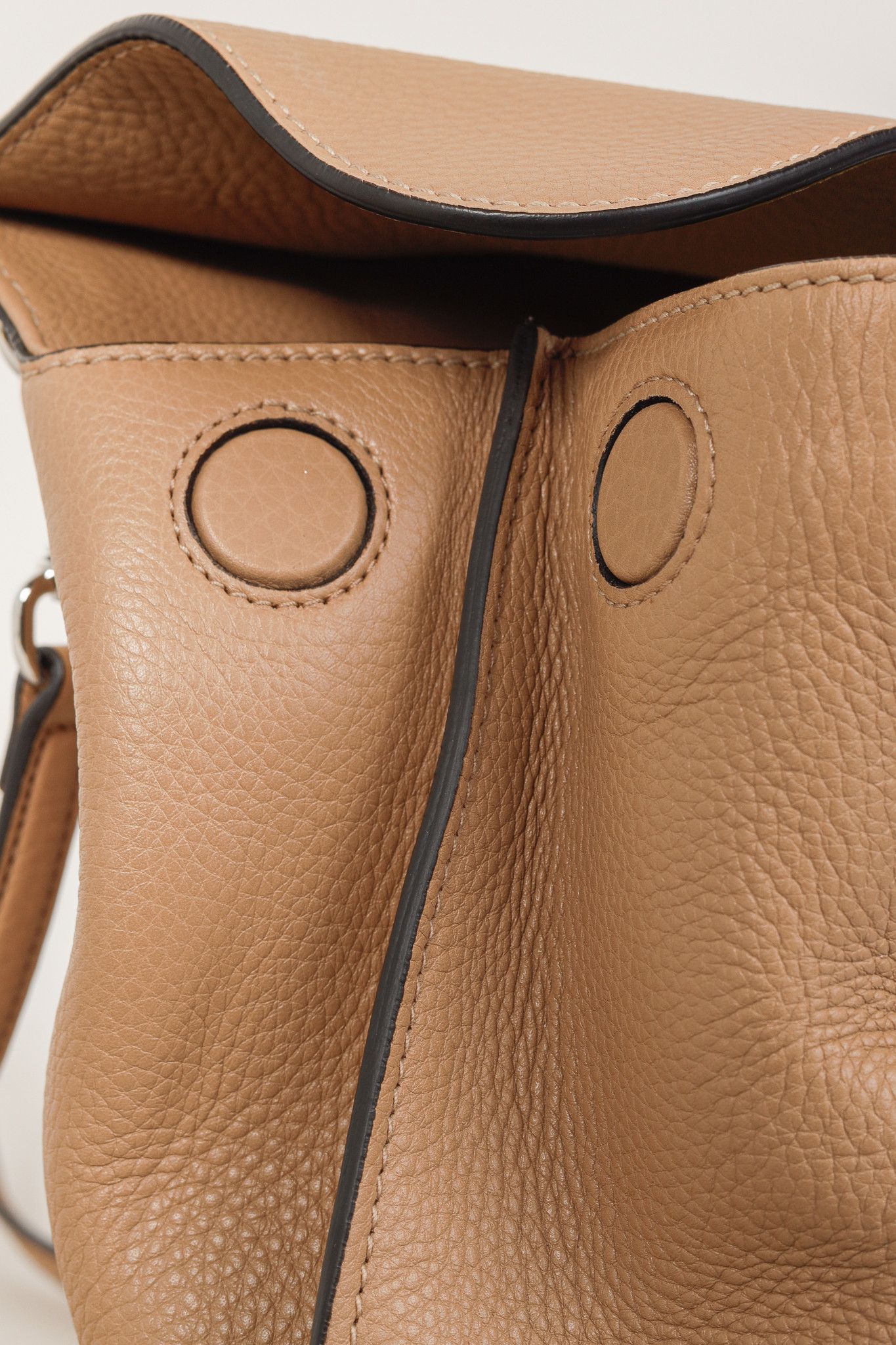 Gucci Gucci Bamboo Daily Rose Beige Leather Large Top Handle Bag Size ONE SIZE - 12 Thumbnail
