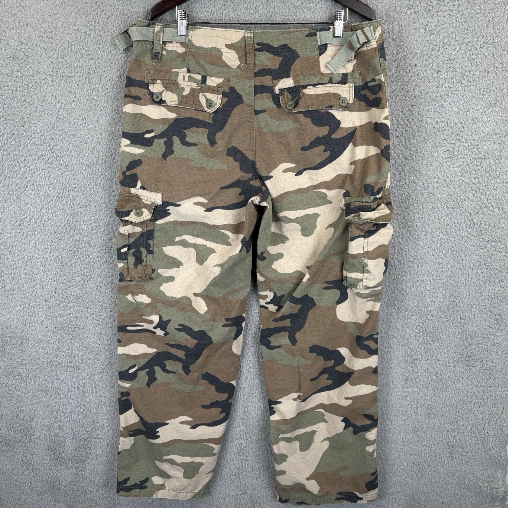 Gap VINTAGE GAP Camouflage Cargo Pants Men 38x34 Wide-Leg Baggy 90s Y2K Fall Spring Summer Winter Mens Size US 38 / EU 54 - 3 Thumbnail
