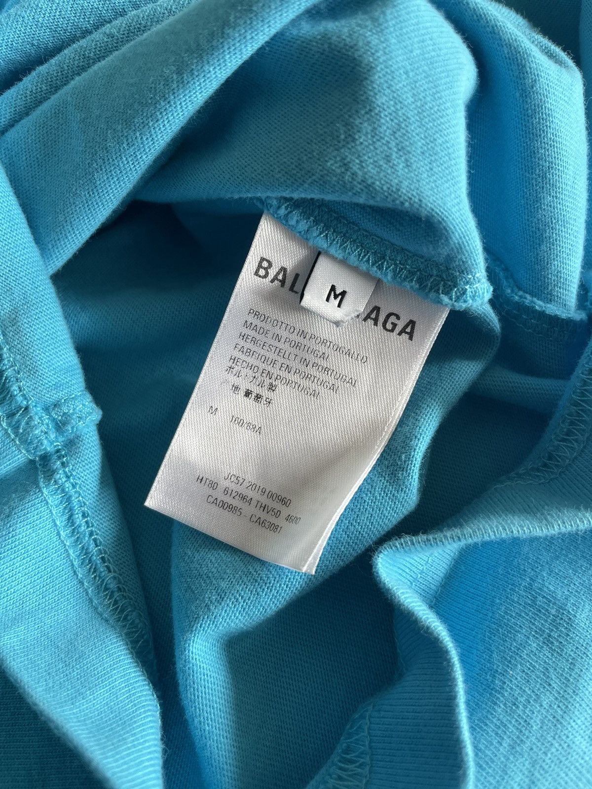 Balenciaga Balenciaga Baby Blue Tee Size M / US 6-8 / IT 42-44 - 7 Thumbnail