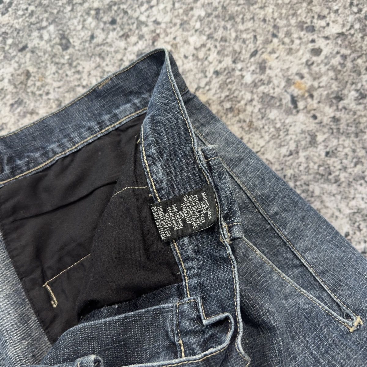 Marithe + Francois Girbaud 90s Y2K Marithe Francois Girbaud Cargo Jeans Skater Size US 34 / EU 50 - 8 Thumbnail