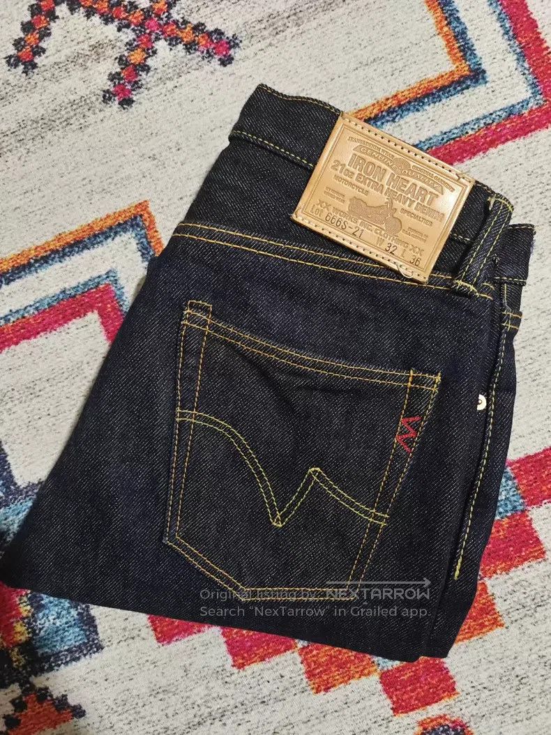 Iron Heart Iron Heart Slim straight mid-rise jeans Size US 32 / EU 48 - 1 Thumbnail