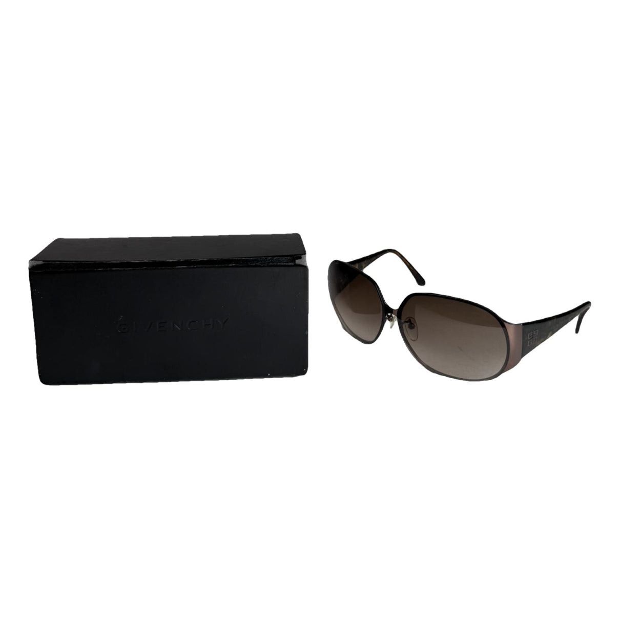 Givenchy Black Metal Sunglasses Size ONE SIZE - 1 Thumbnail