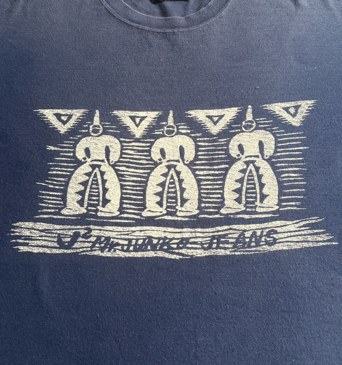 Mr. Junko Vintage Mr.JUNKO Jeans Over Print T-Shirt Size US L / EU 52-54 / 3 - 3 Thumbnail