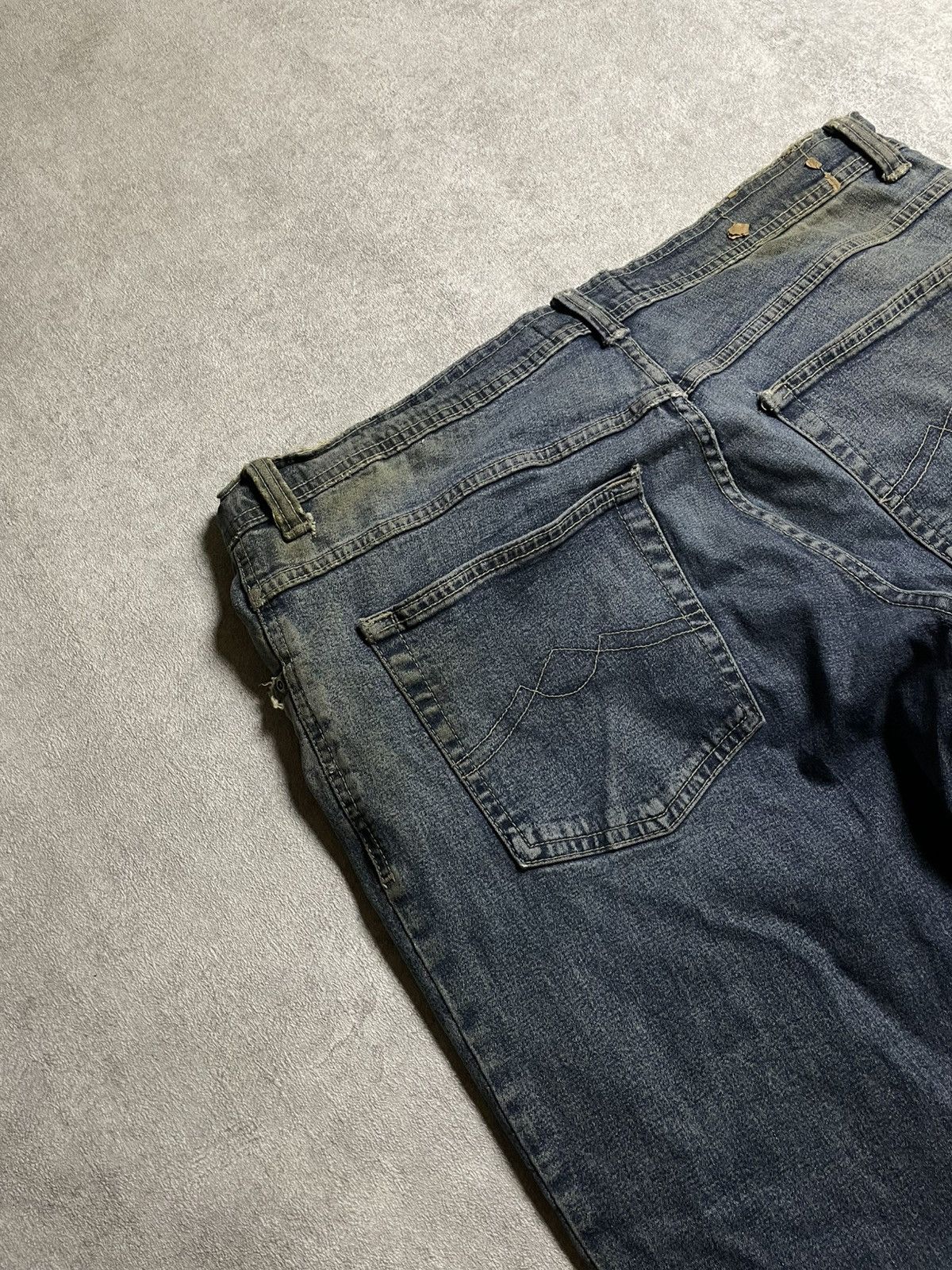If Six Was Nine × Le Grande Bleu (L.G.B.) × Tornado Mart Distressed Work Denim Angelo Litric Cut & Burn IfSixWasNine Size US 32 / EU 48 - 16 Thumbnail