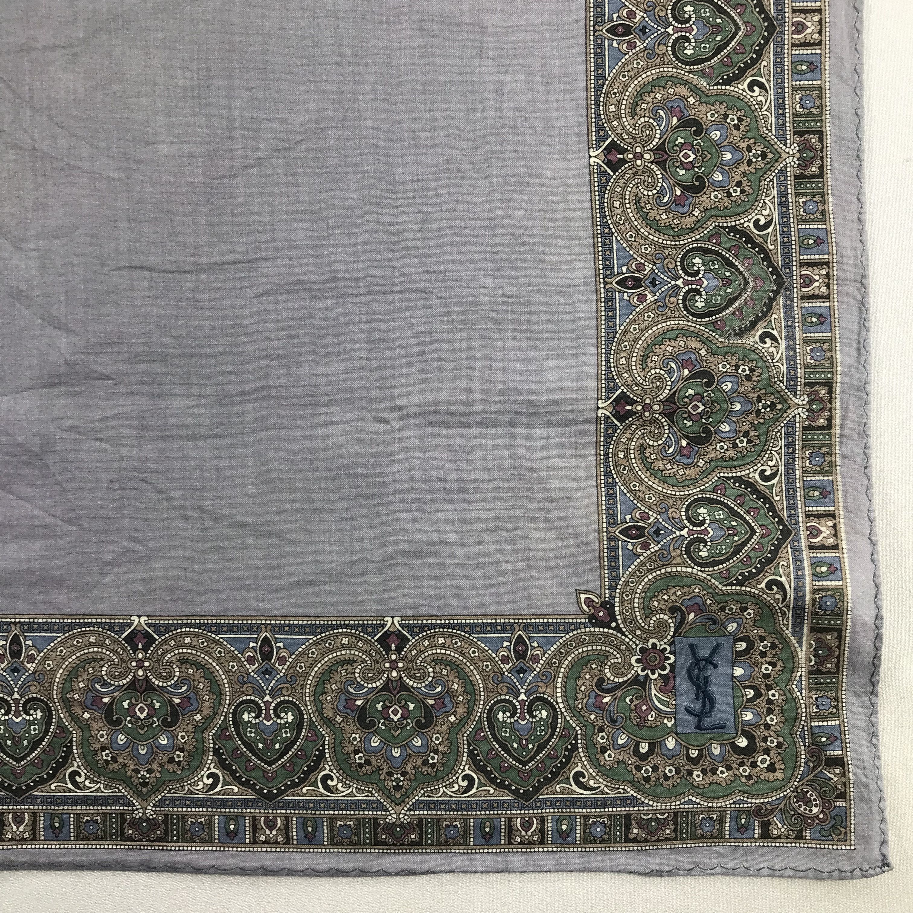 Yves Saint Laurent Yves Saint Laurent Handkerchief / Bandana / Neckerchief C703 Size ONE SIZE - 5 Thumbnail