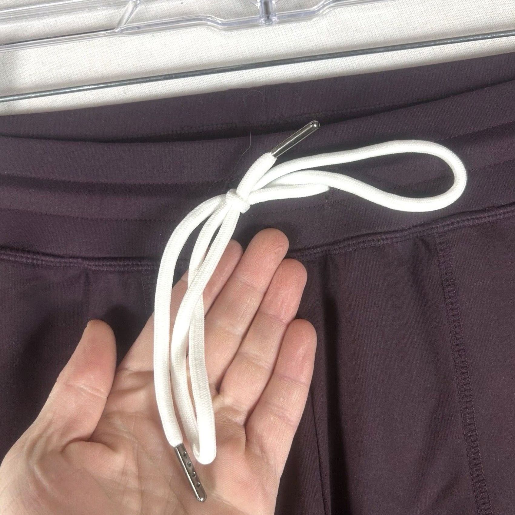Vintage ZYIA Active Jogger Pants Leggings Womens S Purple Drawstring Pockets Gym Run Size 28" / US 6 / IT 42 - 6 Thumbnail