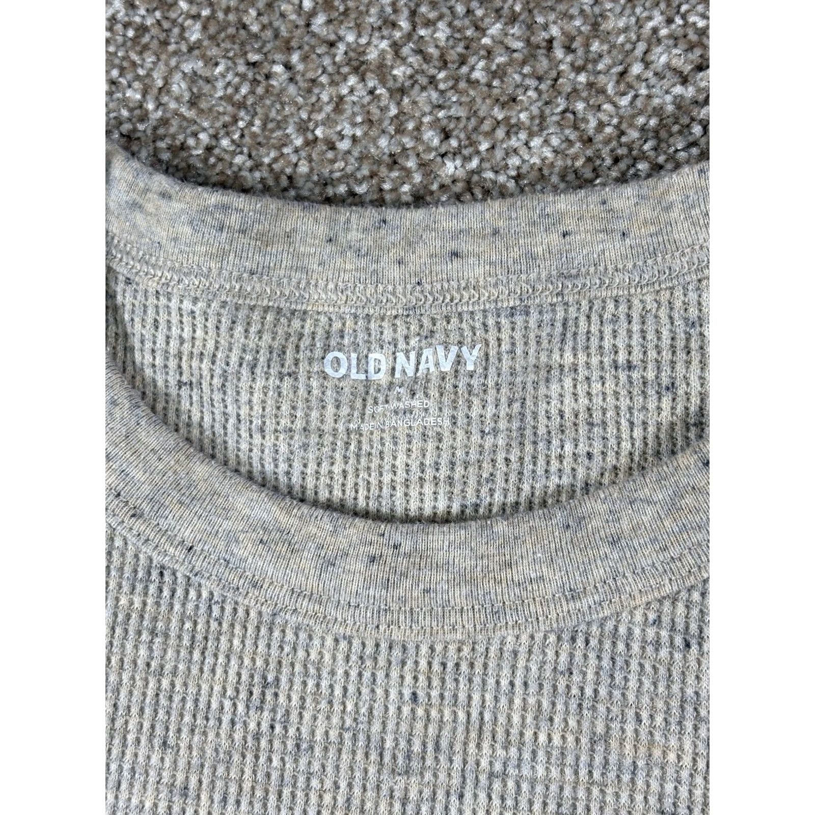 Old Navy Old Navy Sweater Medium Crew Neck Soft-Washed Lightweight Ribbed Men's Size US M / EU 48-50 / 2 - 2 Thumbnail