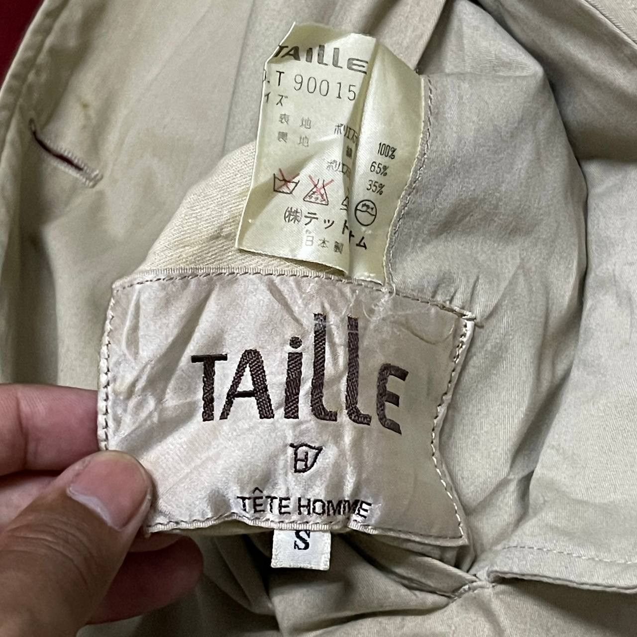 Tete Homme Tete Homme Issey Miyake Trench Coat Reversible Size US M / EU 48-50 / 2 - 8 Thumbnail