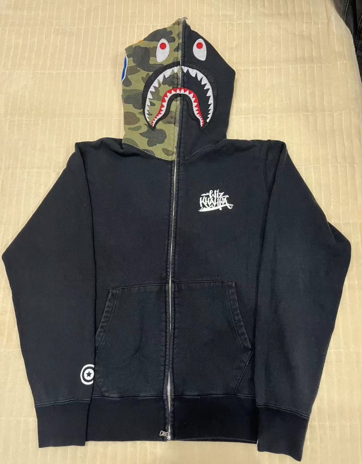 Bape BAPE x Mars Blackmon Dreadlocks Camo Shark Hoodie K5 Size US L / EU 52-54 / 3 - 1 Thumbnail