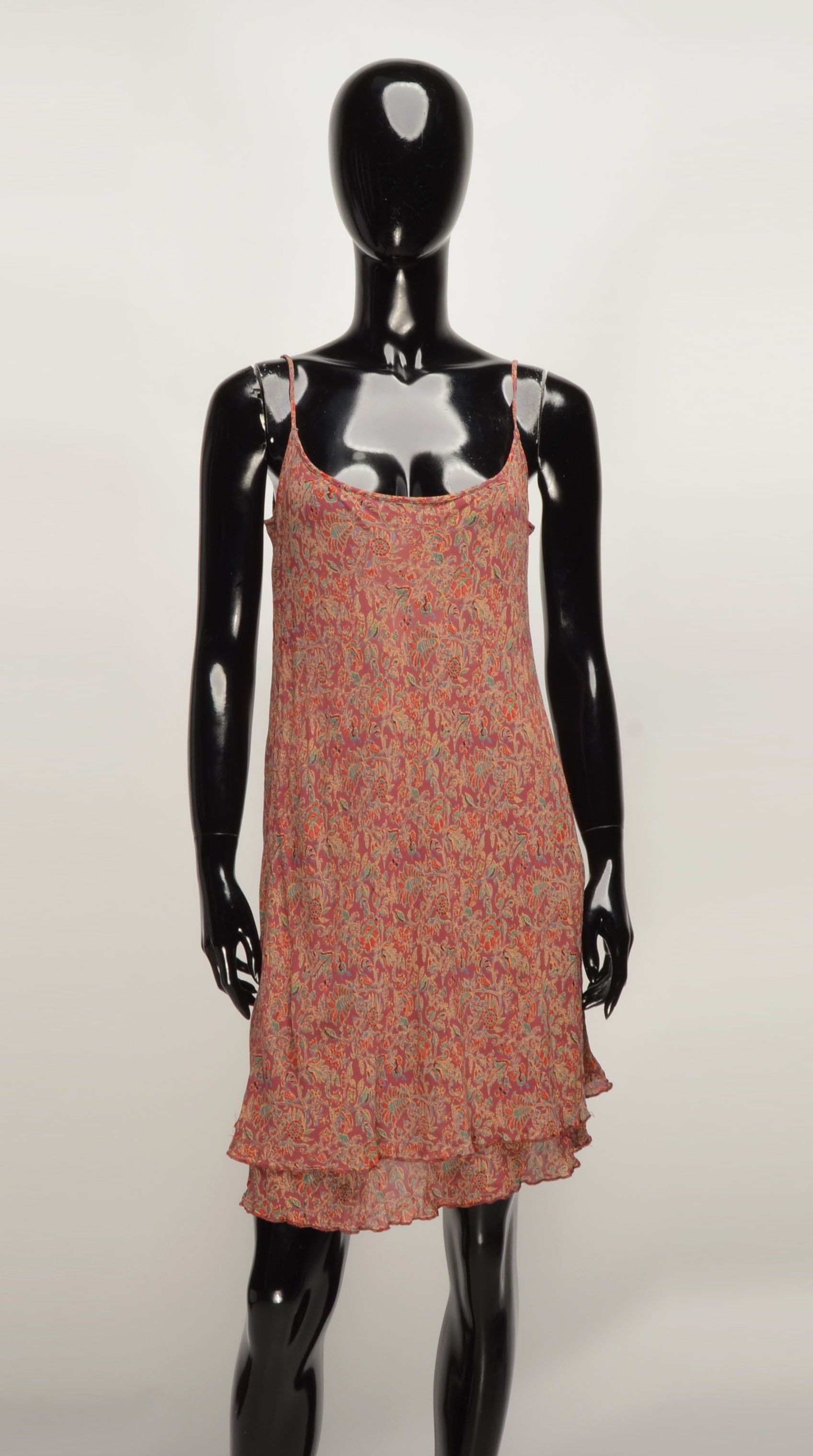Karl Lagerfeld Vintage KL by Karl Lagerfeld 80's Floral Cami Mini Dress Size S / US 4 / IT 40 - 1 Thumbnail