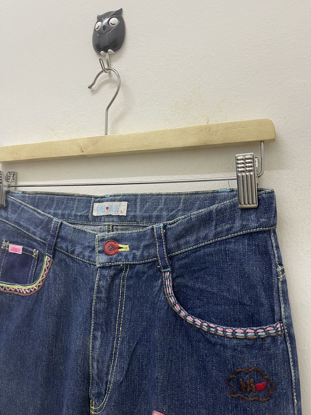 Angel Blue Rare Vintage ANGEL BLUE Yoshitomo Nara Style Size 27" / US 4 / IT 40 - 7 Thumbnail