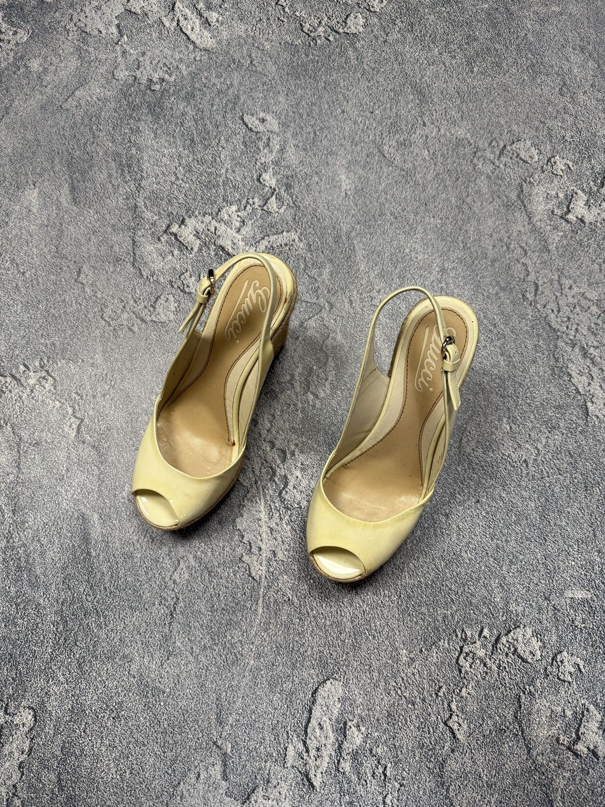 Gucci Gucci Wedge Heel Espadrille Women’s Sandals 36.5 Size US 6.5 / IT 36.5 - 1 Thumbnail