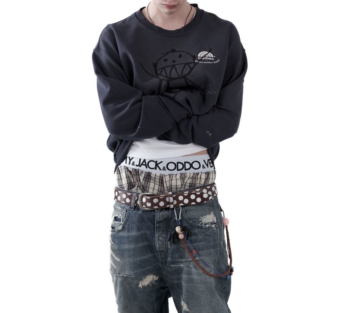 Other Tommy Jack Oddo Verdier Custom 1/1 Black Crewneck Sweatshirt Size US L / EU 52-54 / 3 - 1 Thumbnail