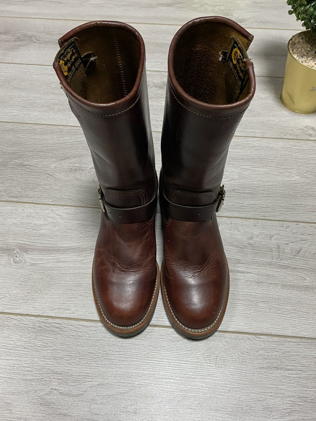 Chippewa Chippewa Leather high Boots biker Size US 7.5 / EU 40-41 - 12 Thumbnail
