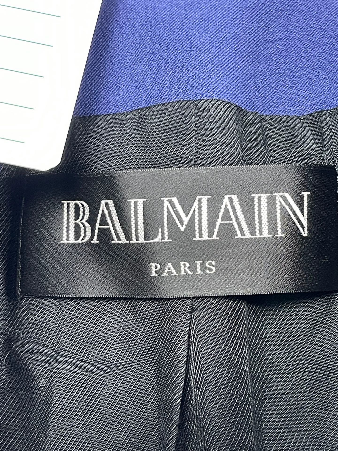 Balmain Balmain Double-Breasted Gold Button Blazer Size 38 Size XS / US 0-2 / IT 36-38 - 6 Thumbnail