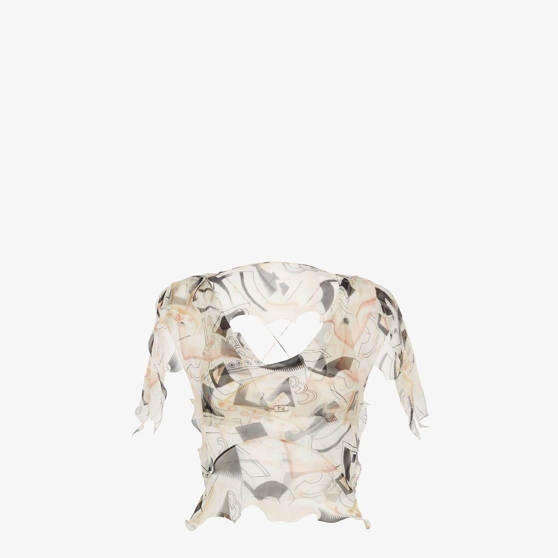 Fendi o1y0925 Silk Blouse in Multicolor Size M / US 6-8 / IT 42-44 - 1 Thumbnail