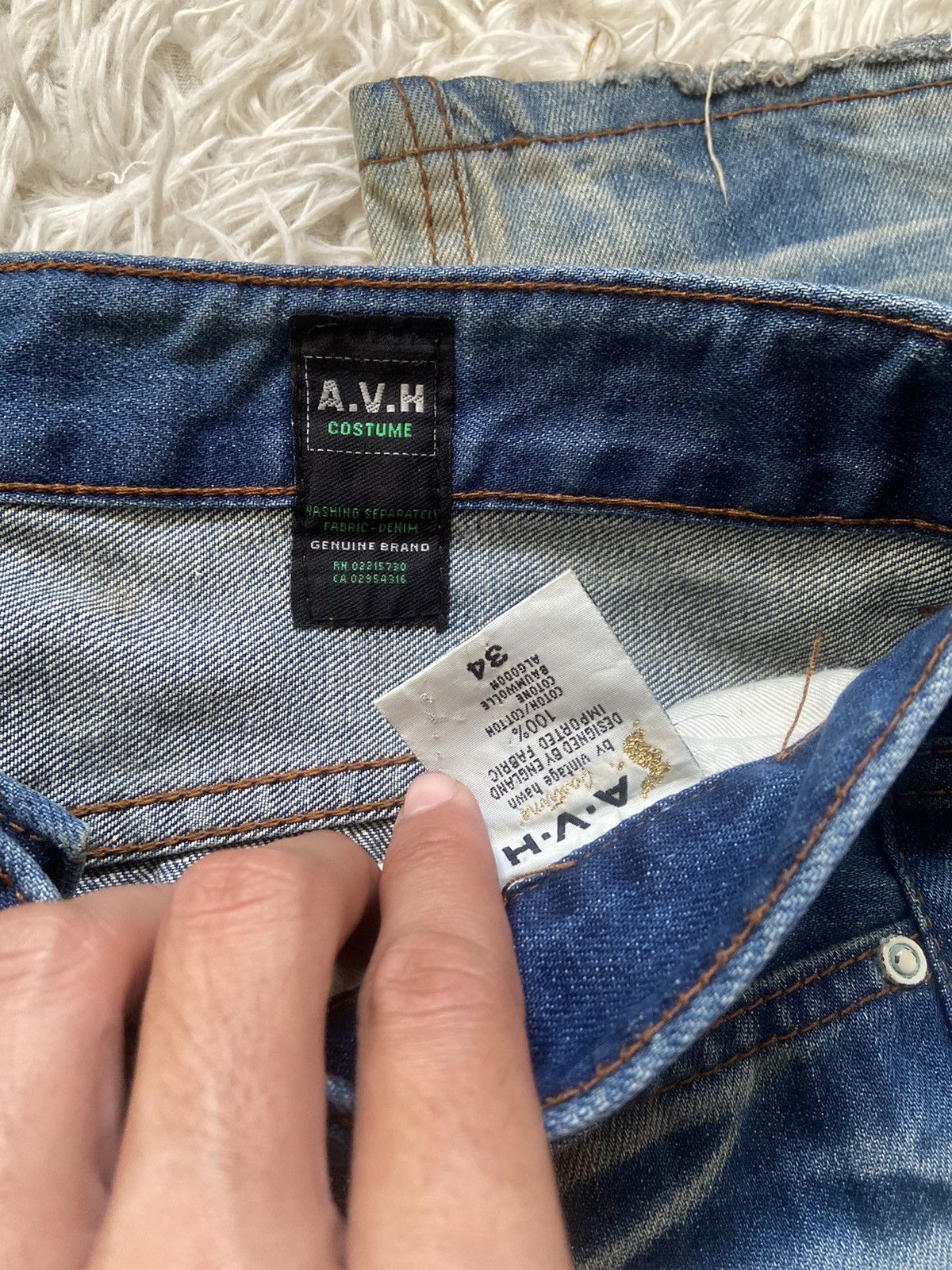Jean Paul Gaultier R.H VINTAGE Size US 33 - 2 Thumbnail