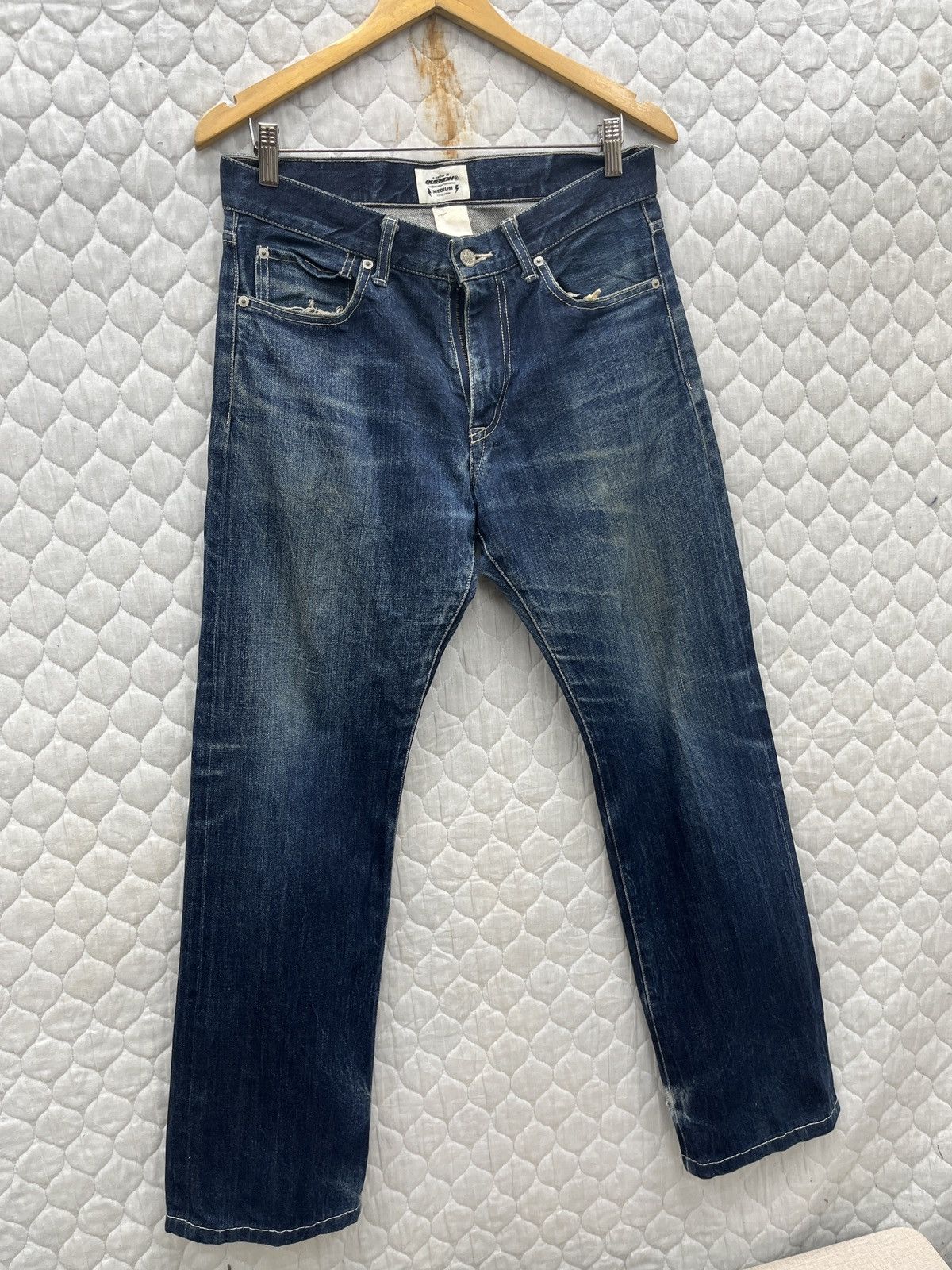 Japanese Brand × Vintage 🔥🔥🔥ARCHIVE QUENCH JAPAN BLUE INDIGO DENIM Size US 32 / EU 48 - 6 Thumbnail