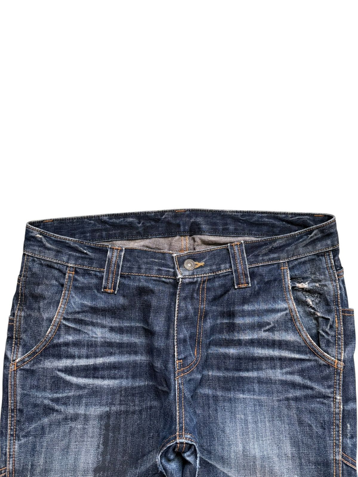 Takeo Kikuchi Vintage Takeo Kikuchi Mud Wash Carpenter Distressed Jeans Size US 33 - 4 Thumbnail
