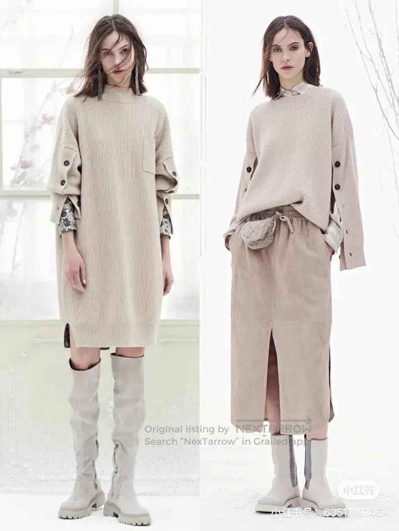 Brunello Cucinelli Brunello Cucinelli Cashmere Dress Size M / US 6-8 / IT 42-44 - 1 Thumbnail