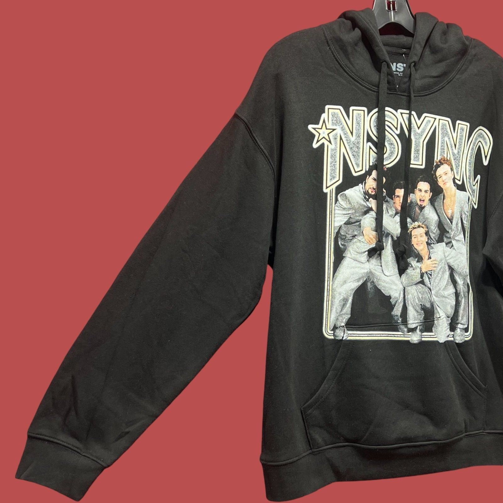 Other NSYNC - Men's Long Sleeve Hooded Sweatshirt - Black - Medium Size US M / EU 48-50 / 2 - 12 Thumbnail