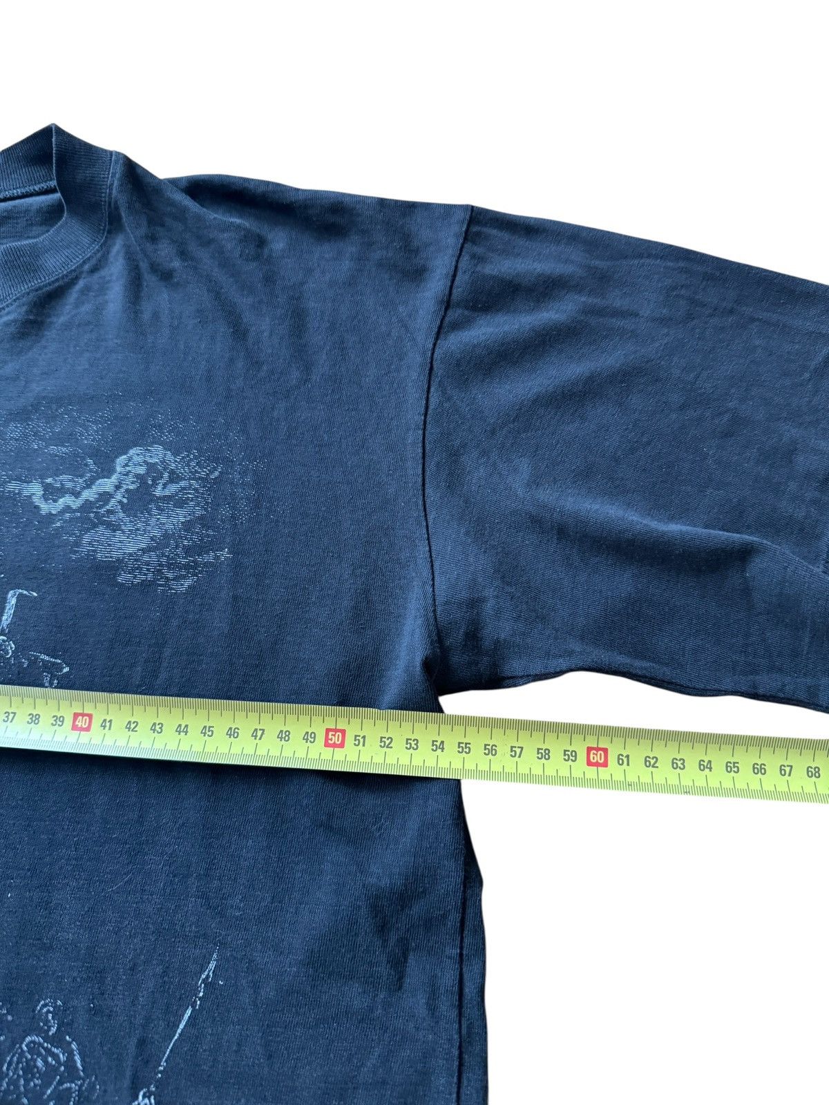 Vintage *RARE* 90s VINTAGE GUSTAVE DORE ART TEE GOD JESUS BIBLE TEE Size US XL / EU 56 / 4 - 14 Thumbnail