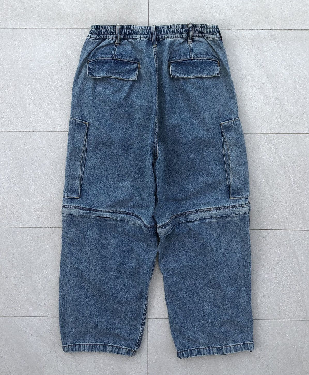 Undercover Undercover x GU Denim Convertible Wide Cargo Pants Size US 34 / EU 50 - 13 Thumbnail