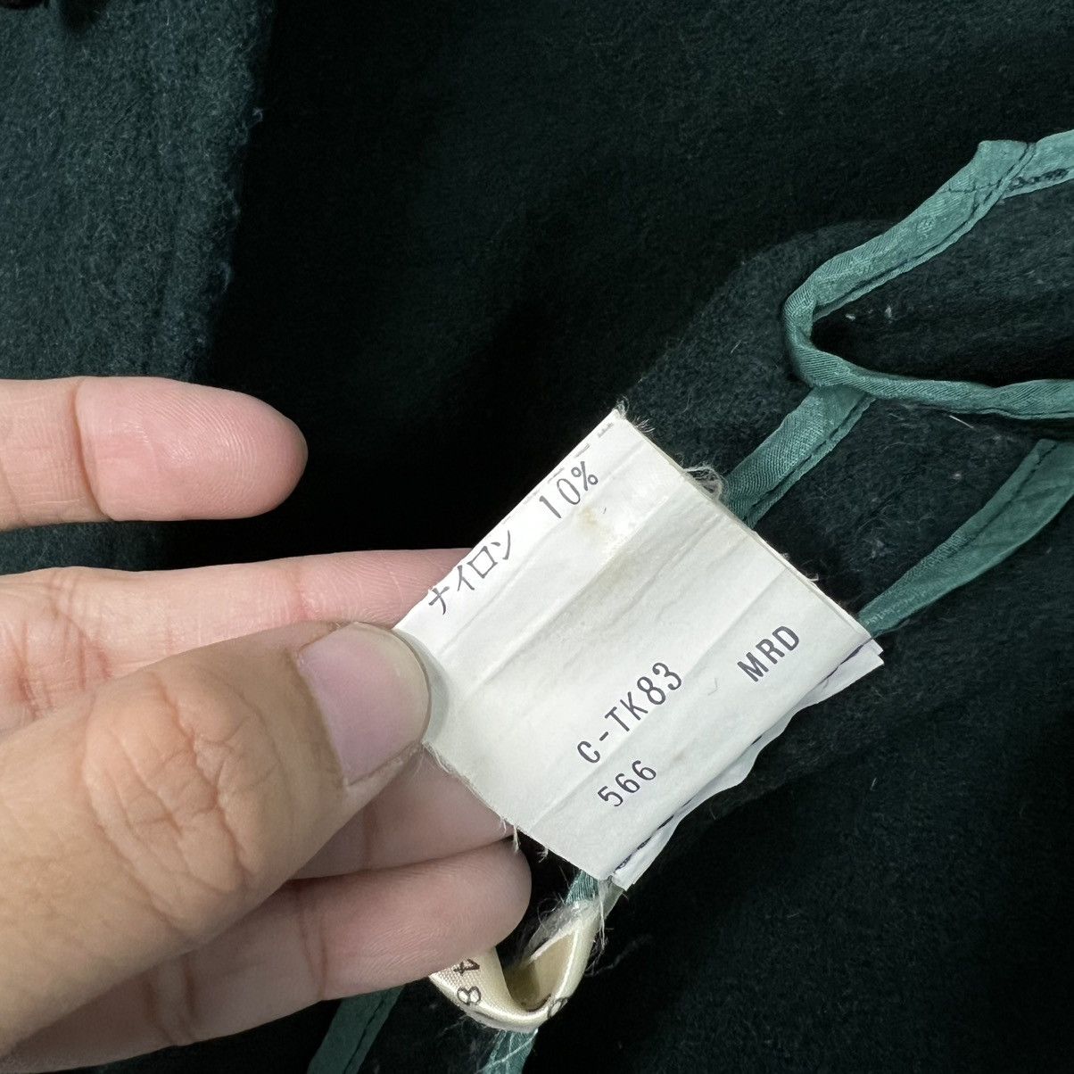 Vintage THE SCOTCH HOUSE Green Hooded Duffle Coat #4140-C189 Size US L / EU 52-54 / 3 - 16 Thumbnail