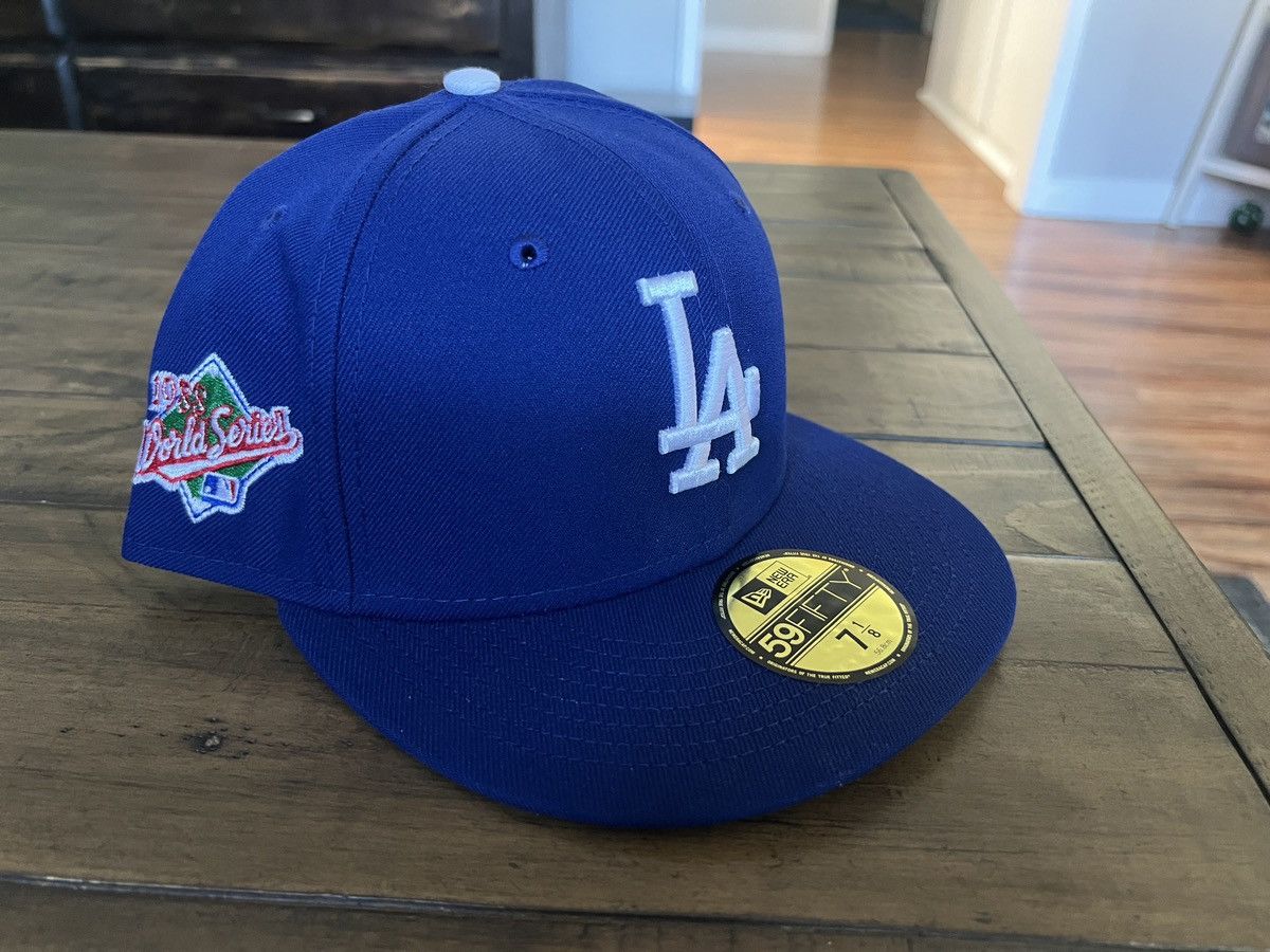 New Era Hat Club Exclusive Dodgers Pinky Pink UV 7 1/8 Fitted Hat | Grailed