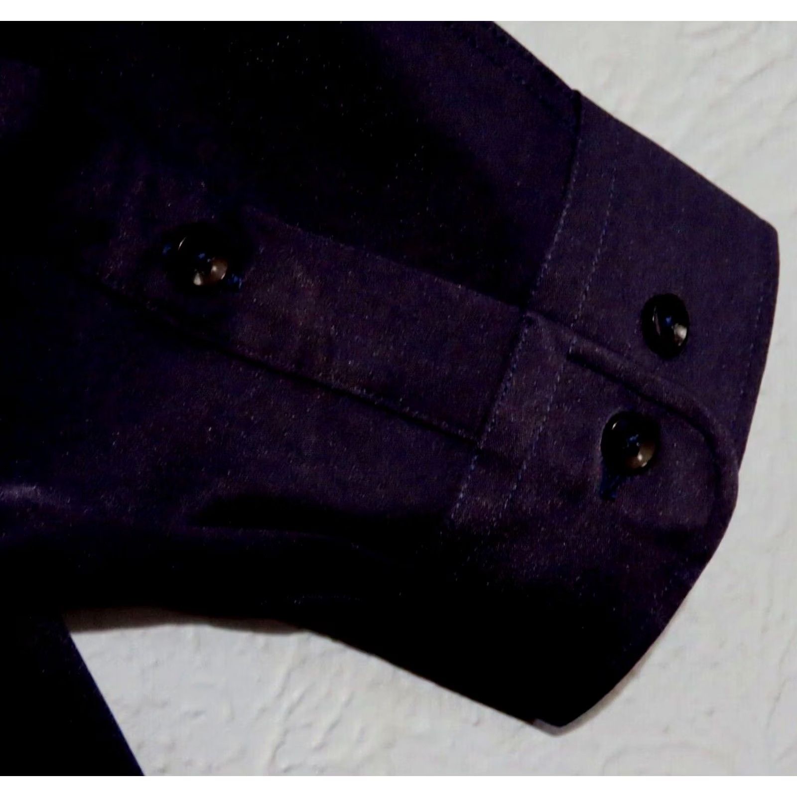 Vintage Coofandy Shirt Black Button-Up XL Men NWT Dress Casual Polyester Long Sleeve Button-Front Collared Shirt Size US XL / EU 56 / 4 - 4 Thumbnail