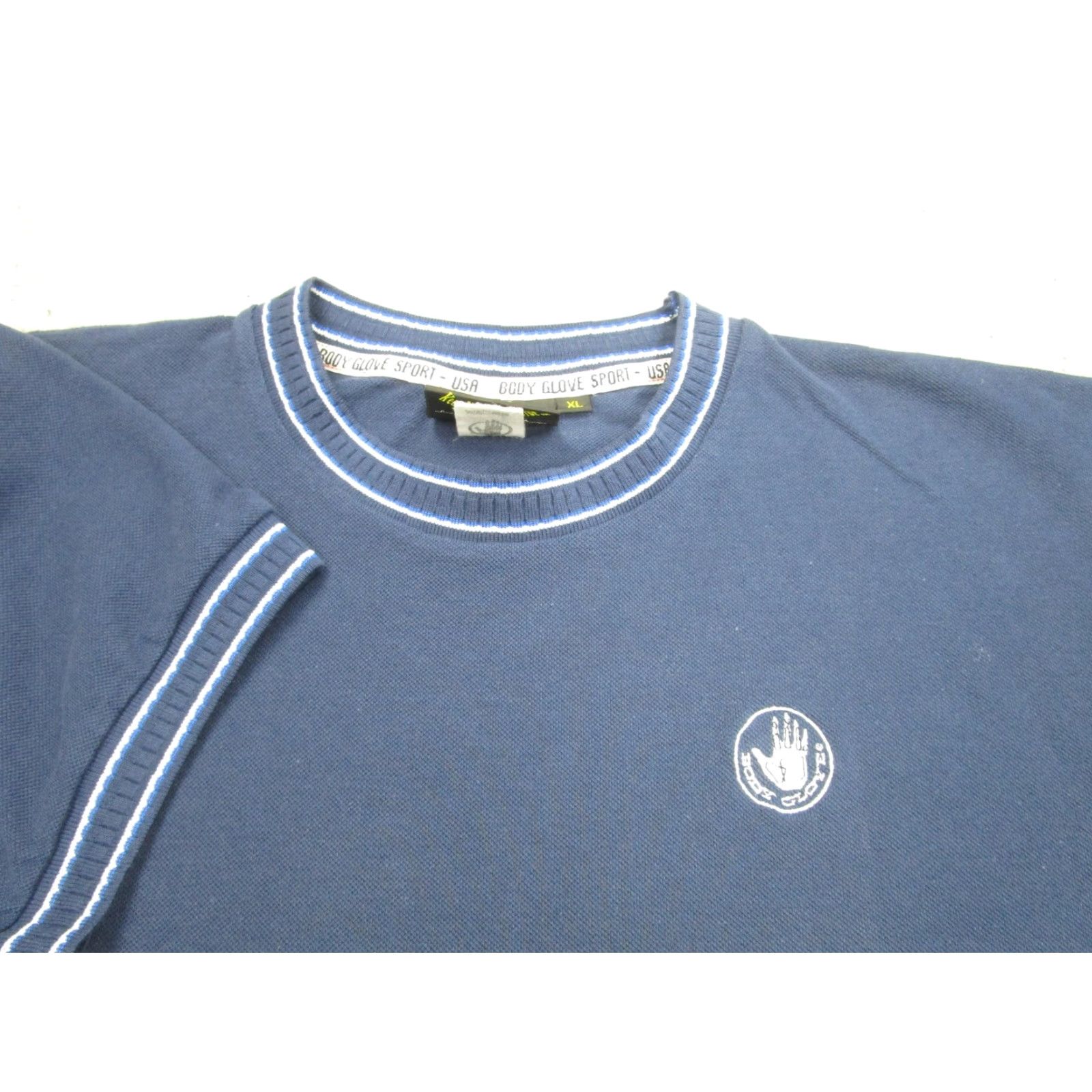 Vintage VINTAGE Body Glove Shirt Mens XL Blue Ringer Surf Logo Made USA 90s Y2K Tee Shirt Mens XL Blue Surf Logo USA 90s Vintage Size US XL / EU 56 / 4 - 3 Thumbnail