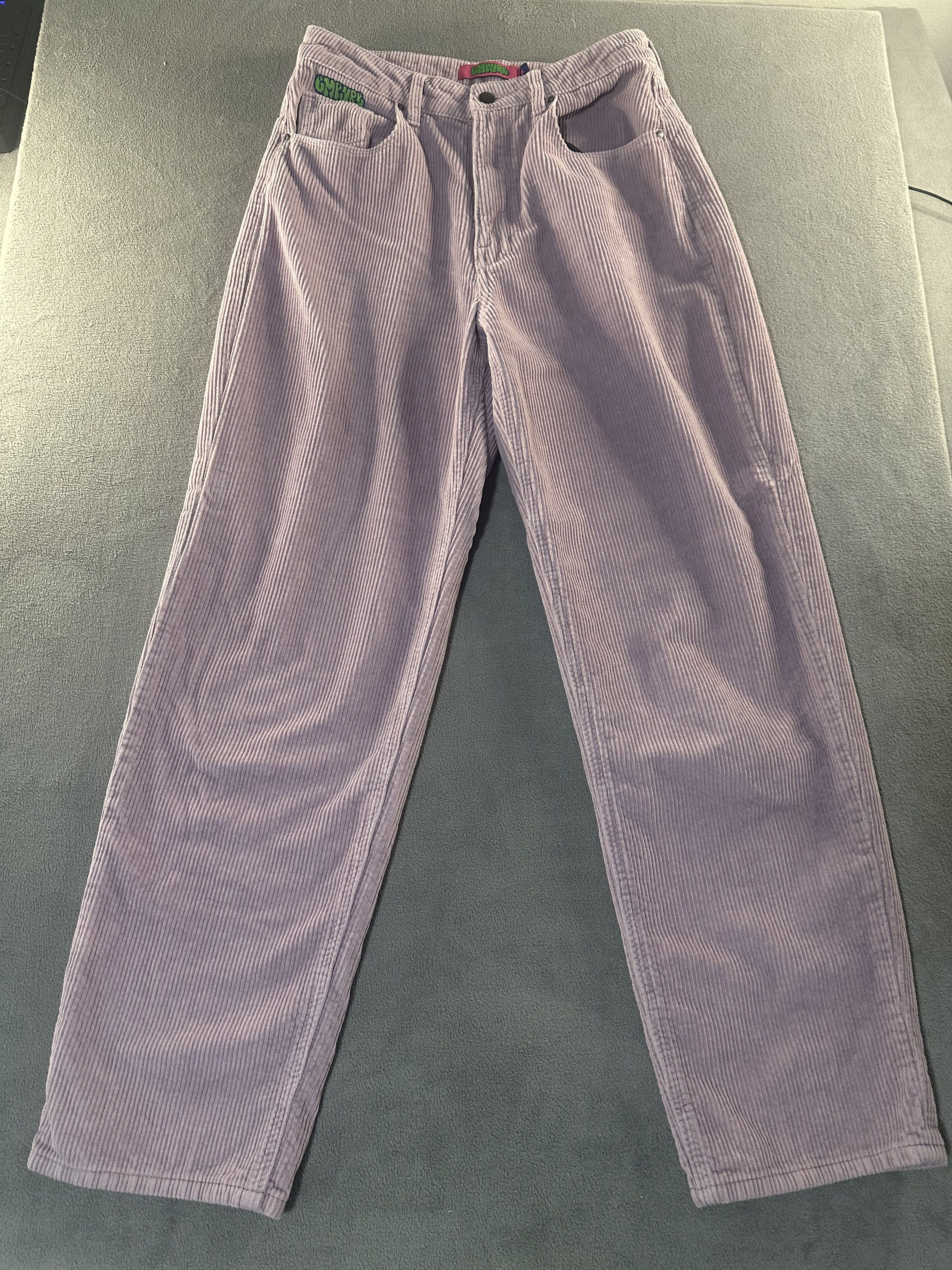 Empyre Empyre Tori Sk8 Baggy Corduroy Pants Sz 8 lavender 90s Y2K Size 30" / US 8 / IT 44 - 2 Thumbnail