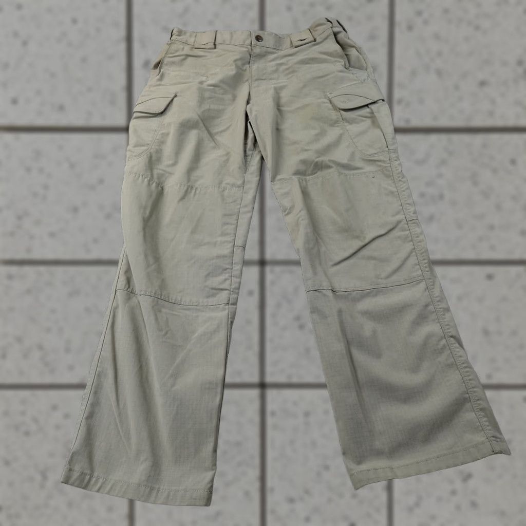 Vintage 5.11 Tactical Pants Mens 34X30 Beige Cargo Stretch Stryke Flex Tac Utility Size US 34 / EU 50 - 1 Thumbnail