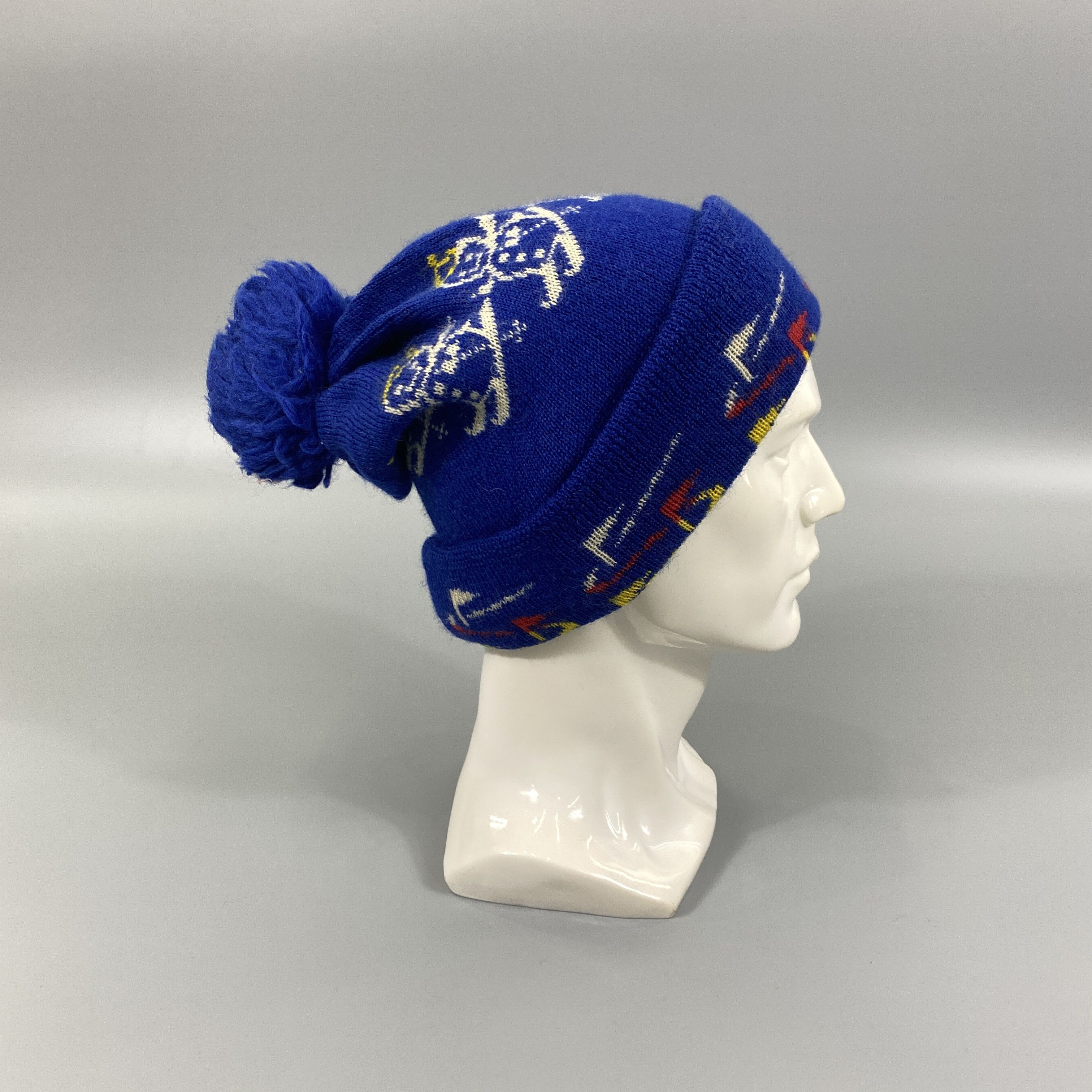 Japanese Brand Ski Snowman Beanie Pom Pom -BN765 Size ONE SIZE - 3 Thumbnail