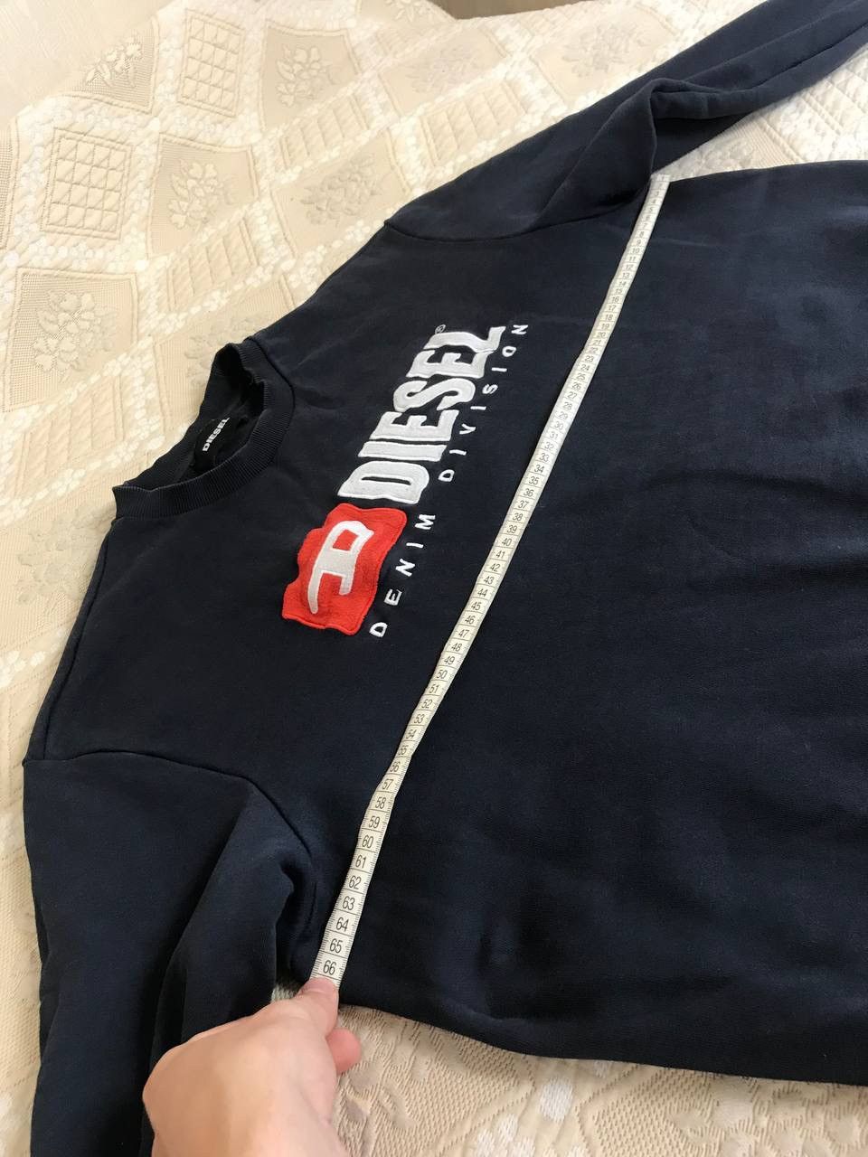 Diesel 🔥 Diesel Big Logo Baggy Vintage Sweatshirt Pullover Hoodie Size US L / EU 52-54 / 3 - 10 Thumbnail