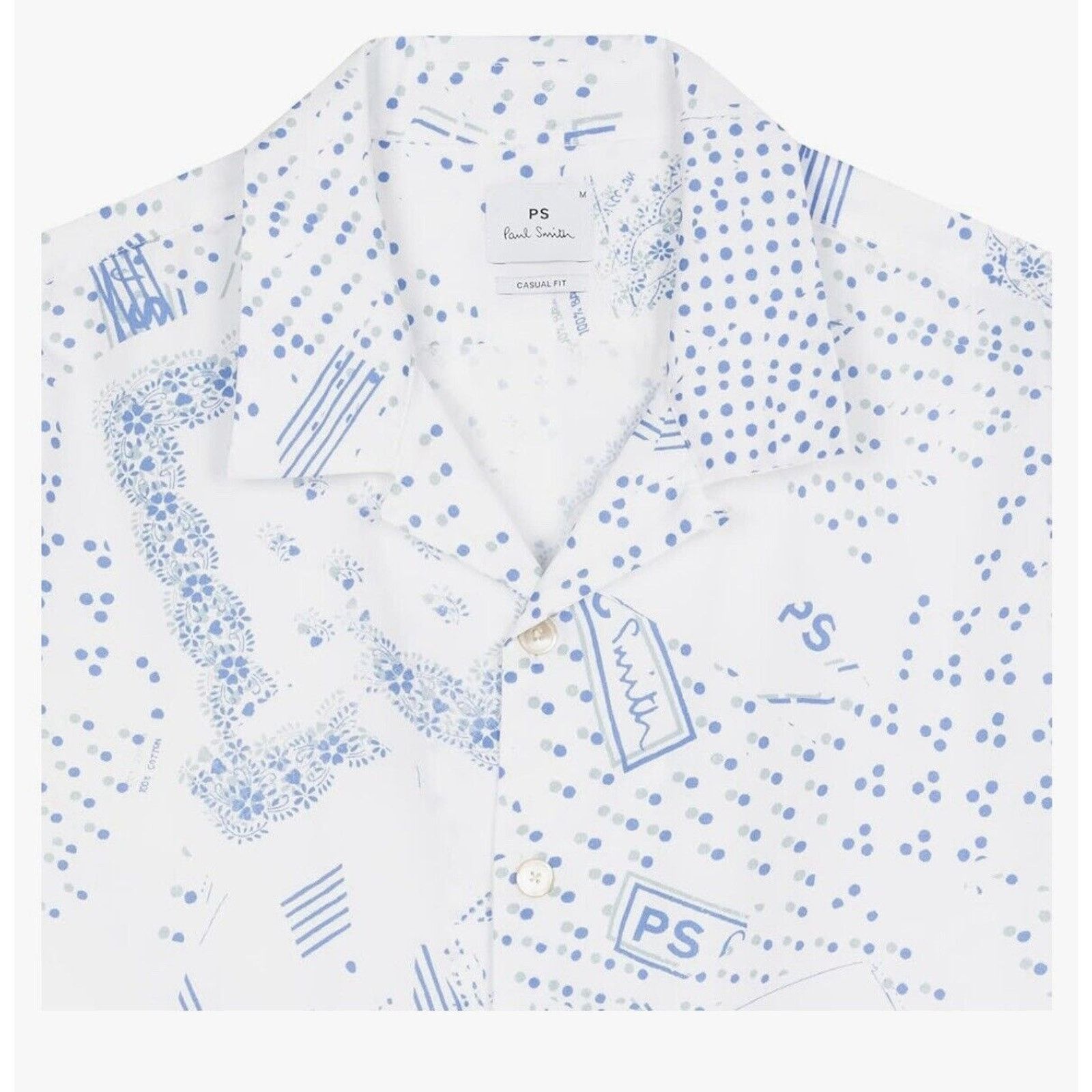 Paul Smith NWT $175 Paul Smith Short Sleeve Camp Shirt Medium Size US M / EU 48-50 / 2 - 3 Thumbnail