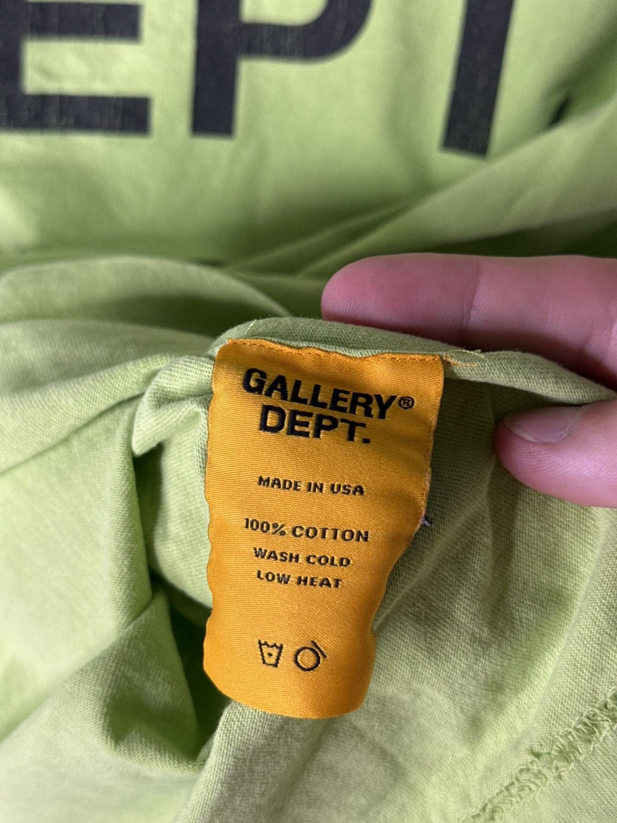 Gallery Dept. Gallery Dept. Souvenir T-shirt Green Size US S / EU 44-46 / 1 - 8 Thumbnail