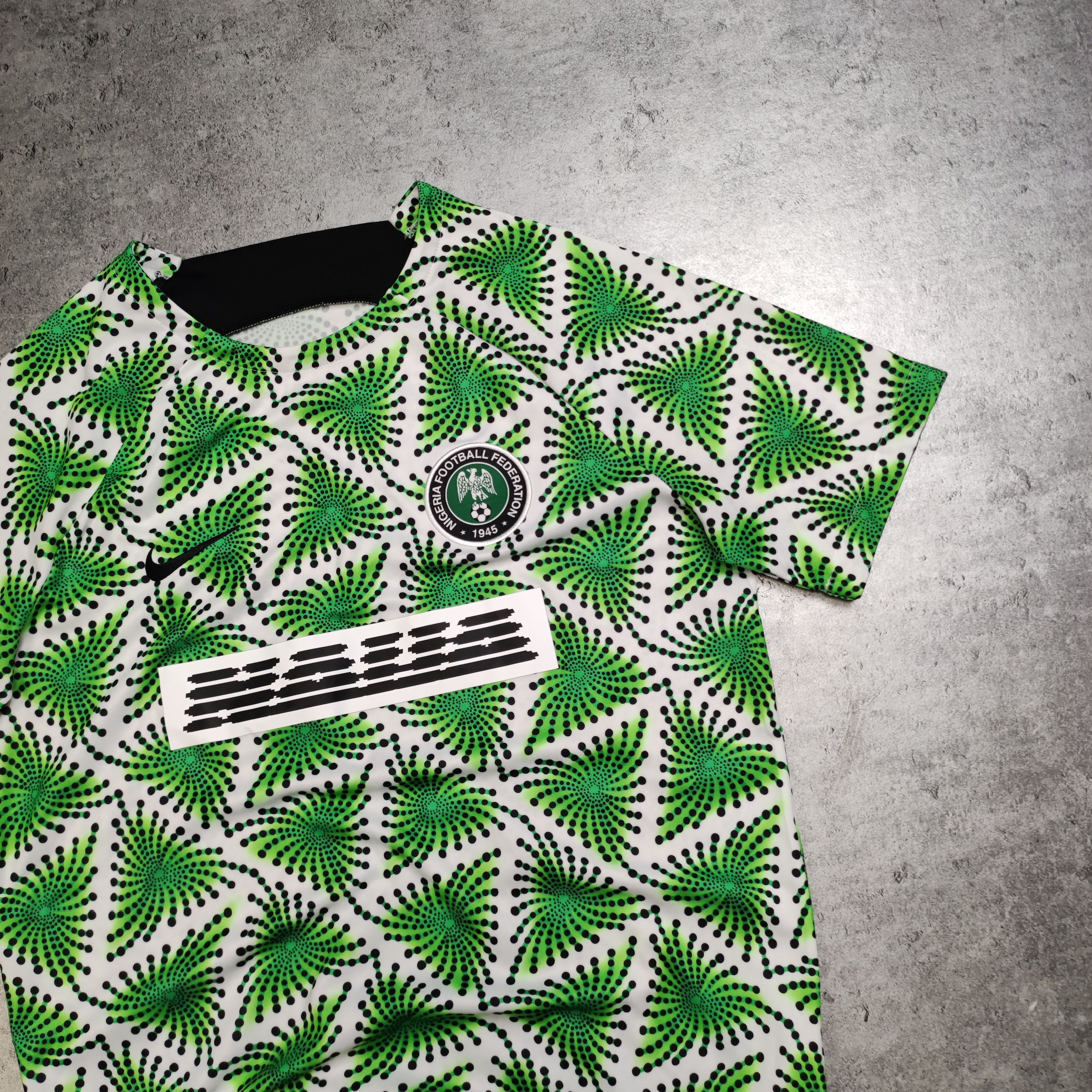 Other RARE Vintage Nike World Cap Football Nigeria Pre Match Kit Size US M / EU 48-50 / 2 - 3 Thumbnail