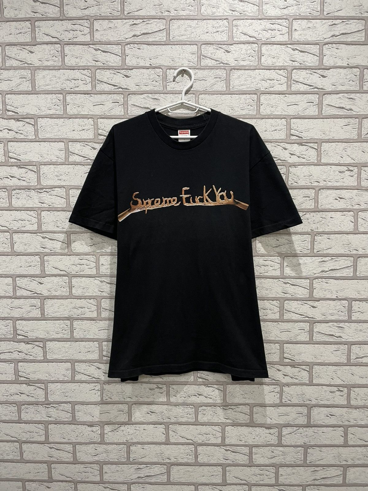 Supreme F..K You T Shirt Tee Bog Logo
