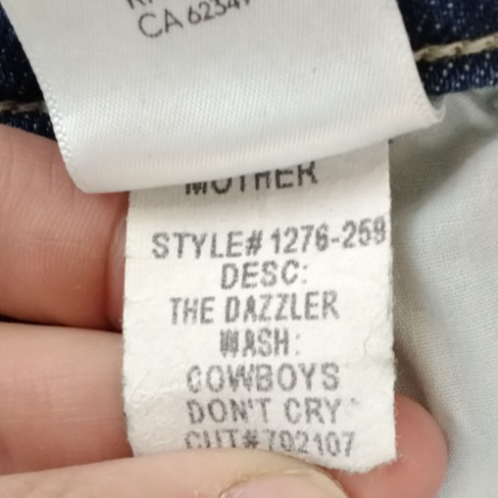 MOTHER Mother The Dazzler Jeans Women's 24" Waist Medium Wash Ankle Size 24" / US 00 / IT 34 - 11 Thumbnail