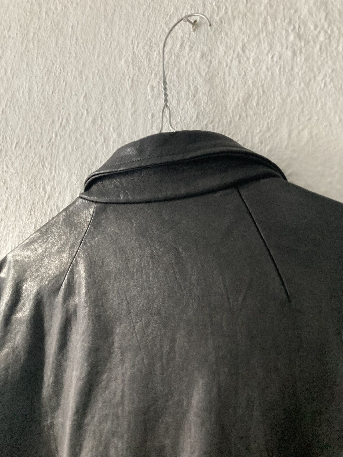 Rick Owens FW09 "CRUST" Hammered Lamb Stooges Leather Jacket Rick Owens Size US XL / EU 56 / 4 - 9 Thumbnail